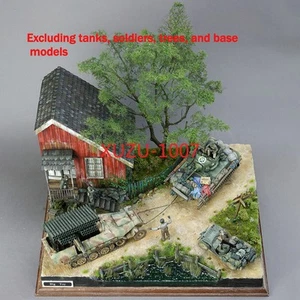 Maßstab 1:35 Ruinen Haus Modelle Bausätze Dioramen Holz WW2 Militär Sand Gebäude DIY - Bild 1 von 6