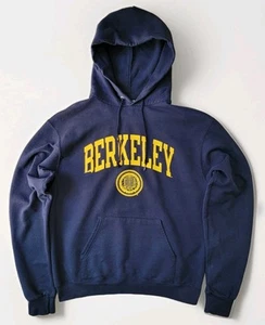 Vintage Champion Hoodie Herren M blau Berkeley UC University College Sweatshirt Y2K - Bild 1 von 11