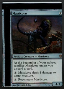 ***FOIL Masticore NFC Miscut*** MTG From the Vault Relics Magic Kid Icarus - Picture 1 of 2