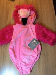 Pottery Barn Kinder Baby Flamingo Halloween Kostüm 12-24 Monate Neu mit Etikett Hot Pink - Bild 1 von 2
