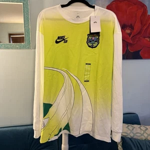 New Nike SB Olympic 2024 Long-Sleeve Skate T-Shirt White HF0036-100 Size L Large - Picture 1 of 10