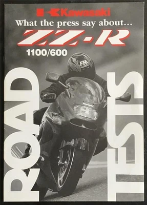 KAWASAKI ZZ-R 1100/600 Motorcycle Road Test Reprints 1993 - Image 1 of 3