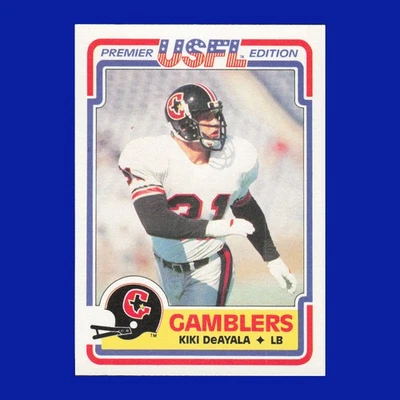 1984 Topps USFL #33 Kiki Deayala RC - Image 1 of 2