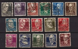1948. ALEMANIA ZONA SOVIÉTICA Mi.# 212/227 JUEGO COMPLETO USADO FINO - Imagen 1 de 1