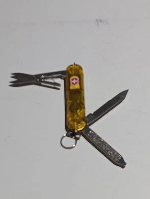 NAVAJA SUIZA VICTORIANA CLÁSICA SD DE COLECCIÓN NAVAJA DE BOLSILLO 1 HOJA/ARMA/TIJERAS Foto 1 de 4