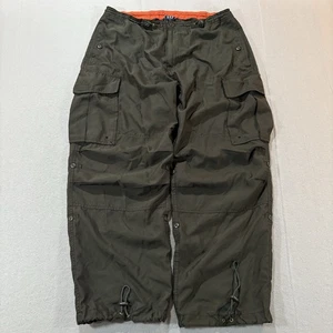 Pantalone cargo vintage Gap paracadutista taglia M verde paracadute uomo anni 90 Y2K rave leggi - Foto 1 di 16