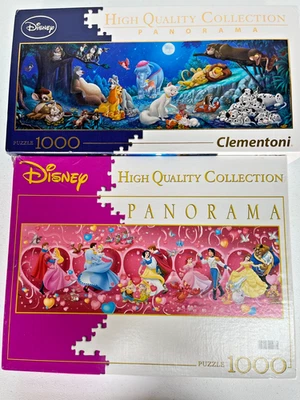 Clementoni Disney Panorama Puzzles 1000 Sweet Nights & Princesses - Image 1 of 4
