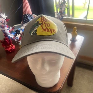 Bass Pro Shops Tan Trucker Hat Mesh Snap Back Fishing Baseball One Size - Picture 1 of 7
