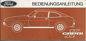 FORD CAPRI II manual de instrucciones 1974 manual de instrucciones 74 libro de a bordo BA - Imagen 1 de 6