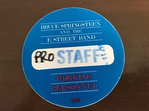 Bruce Springsteen-backstage pass personale di lavoro 15 settembre 1984 Philadelphia Spectrum-blu - Foto 1 di 1