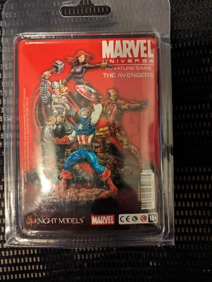 New Knight Models Marvel Avengers Starter + Vision & Hawkeye OOP Crisis Protocol - Image 1 of 4