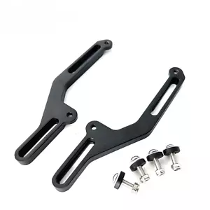 Adjusters CNC Windshield Screen Bracket For HONDA transalp xl750 23 24 Black - Picture 1 of 11