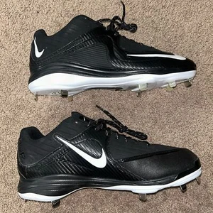 Nike Air Black MVP Pro Metal Baseball Cleats 684685-010 Men’s Size 13 - Picture 1 of 7