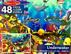 Melissa & Doug Underwater Ocean Floor Puzzle (48 pcs, 2 x 3 feet) - NEW/SEALED - Picture 1 of 1