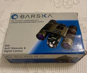 Rare Barska 8x22 Compact Binocular Digital Camera Combination - New in Box - Picture 1 of 9