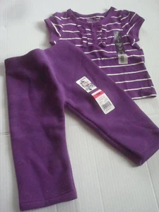 Camisa y pantalones para niñas talla 6-12 meses nuevos con etiquetas - Imagen 1 de 2