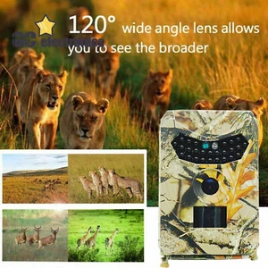 Hunting Trail Camera 12MP 1080P PIR IR Wildlife Scouting Cam Night Vision A3GS - Picture 1 of 13