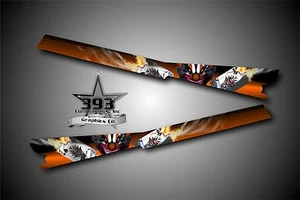 Arctic Cat M7 M8 M1000 Crossfire Gráficos Envoltura Túnel Malvado Joker Naranja 08-2011 - Imagen 1 de 1