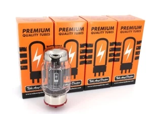 TAD Premium Selected Factory Matched Quad Red Base KT88-STR Tubes - Picture 1 of 6