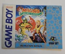 .Game Boy.' | '.Milon's Secret Castle.