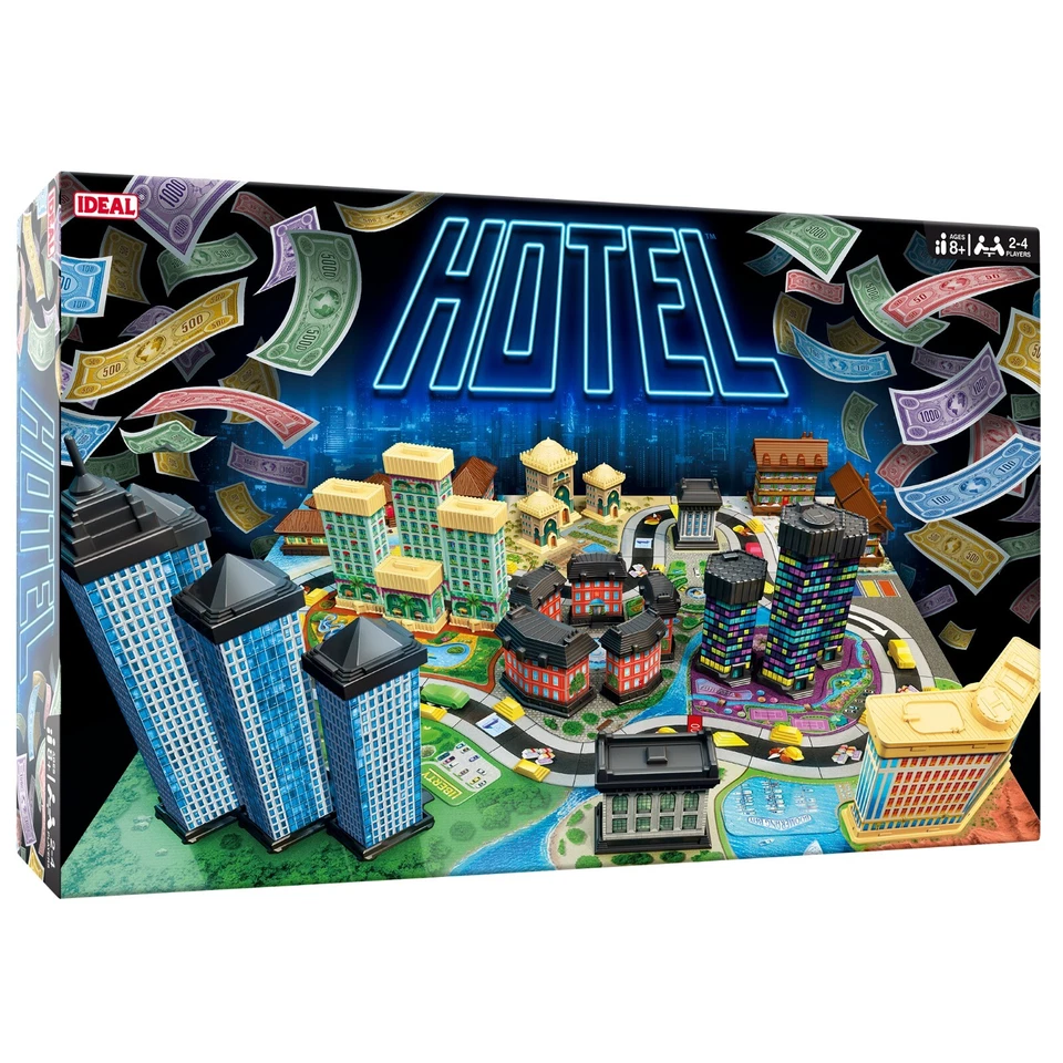 Hotel Family Board Game from IDEAL - NEW - Fun Strategy Game for All Ages - Image 1 of 4