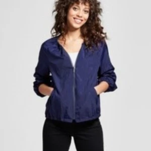 Women's Nylon Layering Jacket - Mossimo Blue XL - Picture 1 of 2