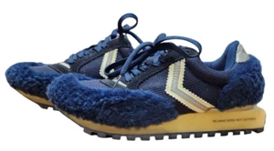 UNDERCOVER Jun Takahashi Navy Sheep Leather Eva Sole hoes #UCV1F03 x-Small NWD - Picture 1 of 10