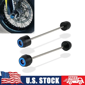 Front Rear Axle Slider Crash Pads For Suzuki DRZ400 E S SM DRZ400SM 2000-2024 - Foto 1 di 7