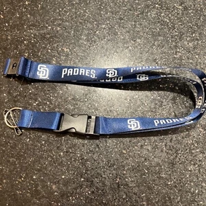 San Diego Padres Lanyard 22" Quick Release Key Ring & Safety Breakaway - Picture 1 of 2