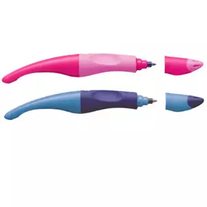 STABILO EASY Start rodillo de tinta ergonómico diestro cartucho azul rosa bl - Imagen 1 de 7