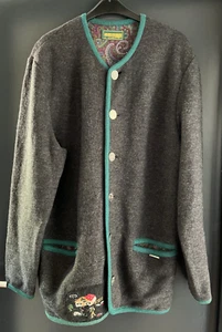 Herren Trachten Janker/Jacke grau Gr. 54 v. Geiger - Picture 1 of 5