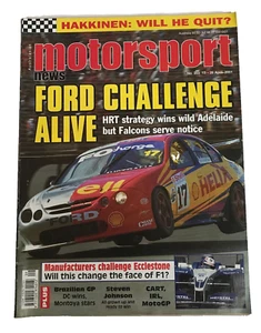 Motorsport News Car Magazine No. 203 Apr 2001 Holden Championship Poster - Picture 1 of 12