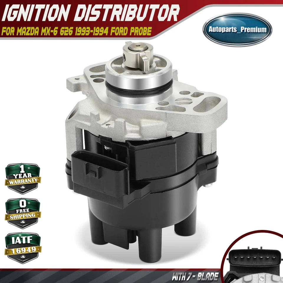 Distribuidor de encendido para Kia Sephia Mazda Protege 1996 1997 1998 L4 1,8 L L L4 1,5 L Foto 1 de 4