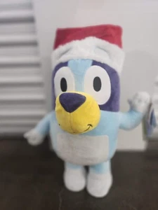 NEW 18" Disney Bluey Holiday Greeter - Bluey W/ Santa Hat NWT 2024 Christmas 🎄 - Picture 1 of 1