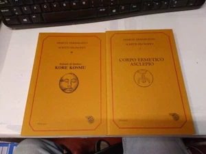 ERMETE TRISMEGISTO-SCRITTI FILOSOFICI 2 VOLUMI-MIMESIS-1988 - Foto 1 di 1