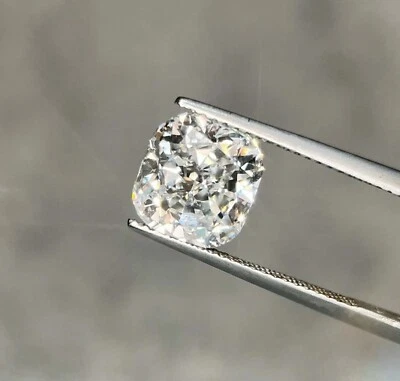 3.1 Ct Lab-Grown Cushion Cut White Diamond D VVS1 Clarity EGL Loose Gems 5OSR - Image 1 of 4