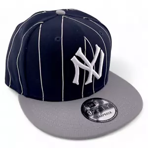 New Era New York Yankees MLB Pinstripe Birdcage 9FIFTY Snapback Adjustable Hat - Bild 1 von 7