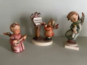 Goebel Hummel figurines Angel trio #159, #214, and #21/0 from Germany - Picture 1 of 10