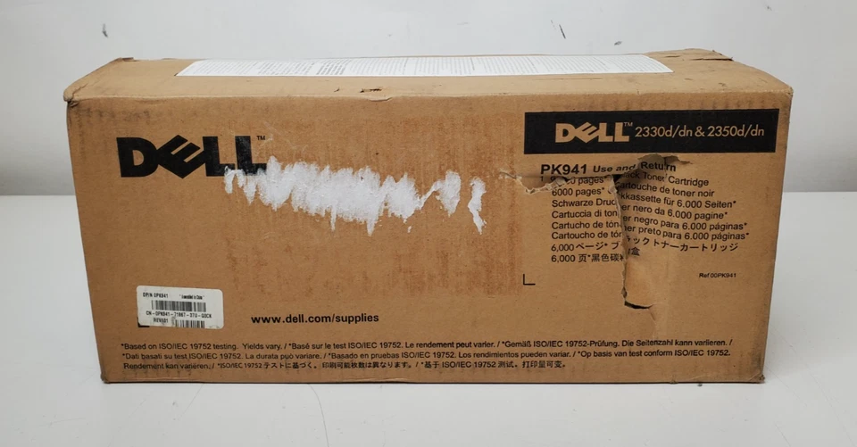 New/Sealed Dell PK941 Use and Return Black Toner Cartridge ⚫ - Image 1 of 4