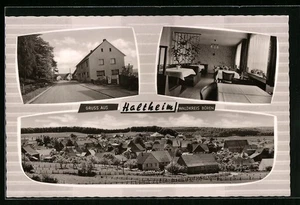 AK Holtheim /Waldkreis Büren, Gasthof und Pension Zur Waldschänke, Innenansicht - Picture 1 of 2
