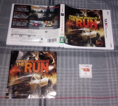 Nintendo 3DS Need for Speed The Run Japanese CIB Tested. Free Shipping. EA - Image 1 of 4