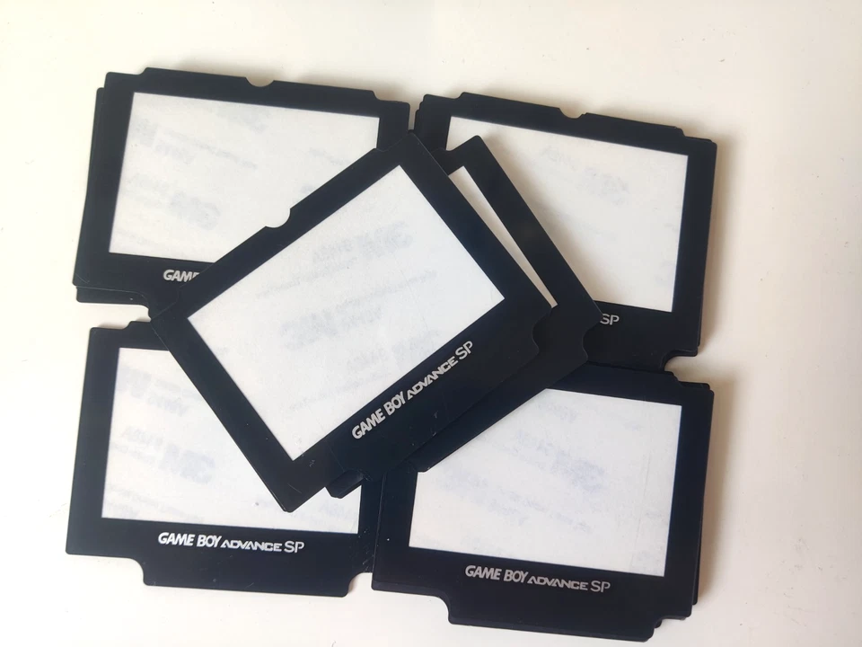 20x Replacement Plastic Screen Lens Covers for Game Boy Advance SP (GBASP AGS) - Image 1 of 2