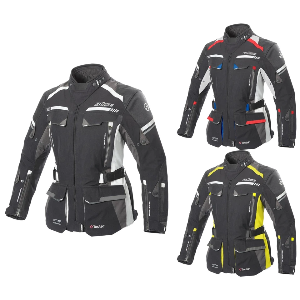 Büse Damen Motorrad Jacke Highland II 2 - Wasserdicht Textil Jacke mit Protektor - Bild 1 von 1