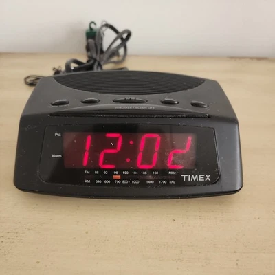 Vintage Timex T229B AM/FM Alarm Clock Radio Tested Works - Image 1 of 4