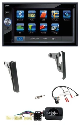 Blaupunkt Lenkrad USB Bluetooth TMC 2DIN Navigation für Toyota RAV 4 2001-2005 - Bild 1 von 4