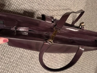 Bolso de mano Gucci de cuero morado Foto 1 de 4