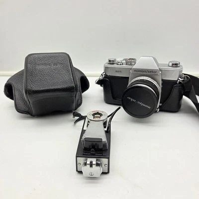 Mamiya/Sekor 500TL Film Camera w/ 50mm Lens + Prinz Flash – Untested As-Is - Image 1 of 4