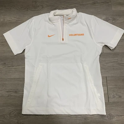 Tennessee Volunteers Coaches Jacket Mens L Nike Team Issue 1/4 Zip Hooded Vols - Image 1 of 4