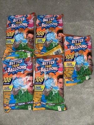 Nerf Better Than Balloons Splash Water Pods by Hasbro - Lot Of 5 - Image 1 of 4