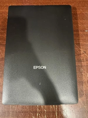 Tested Epson Perfection V39 Flatbed Scanner Black w/ adapter - Image 1 of 4